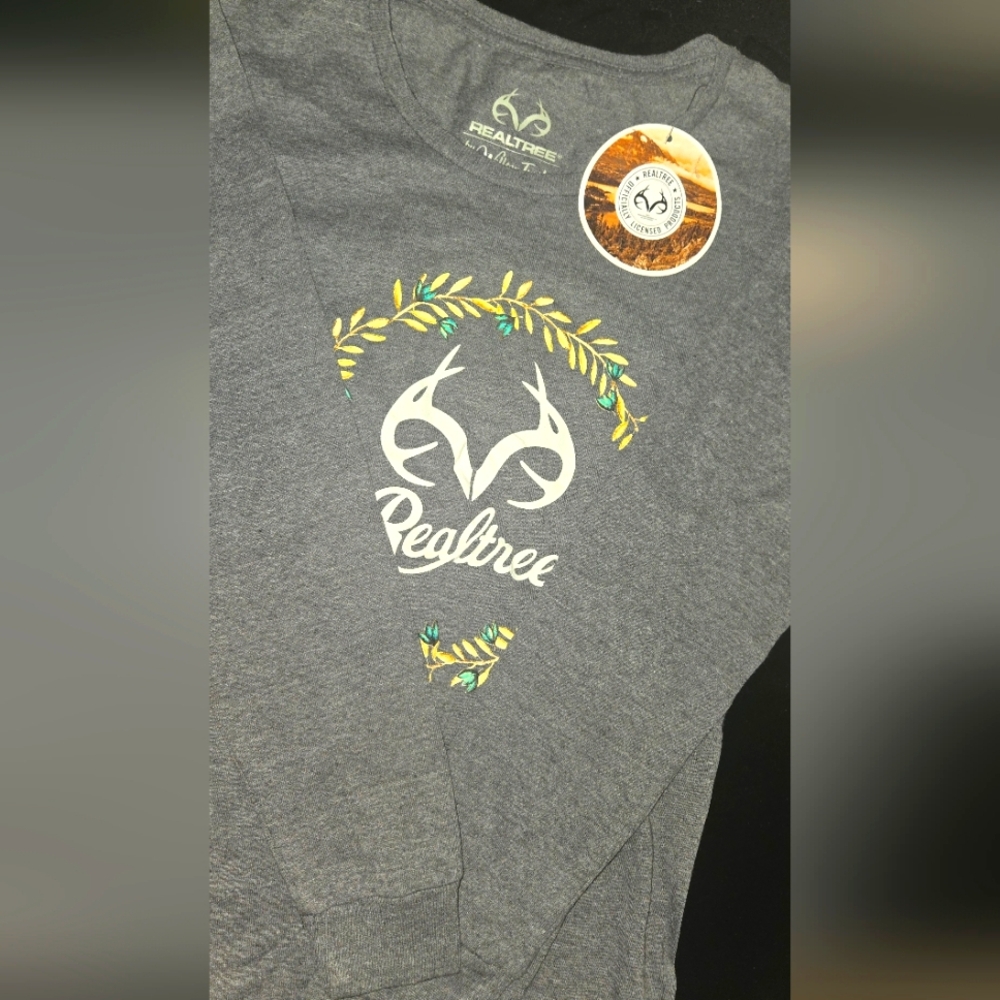 Realtree Gray Long Sleeve Tee